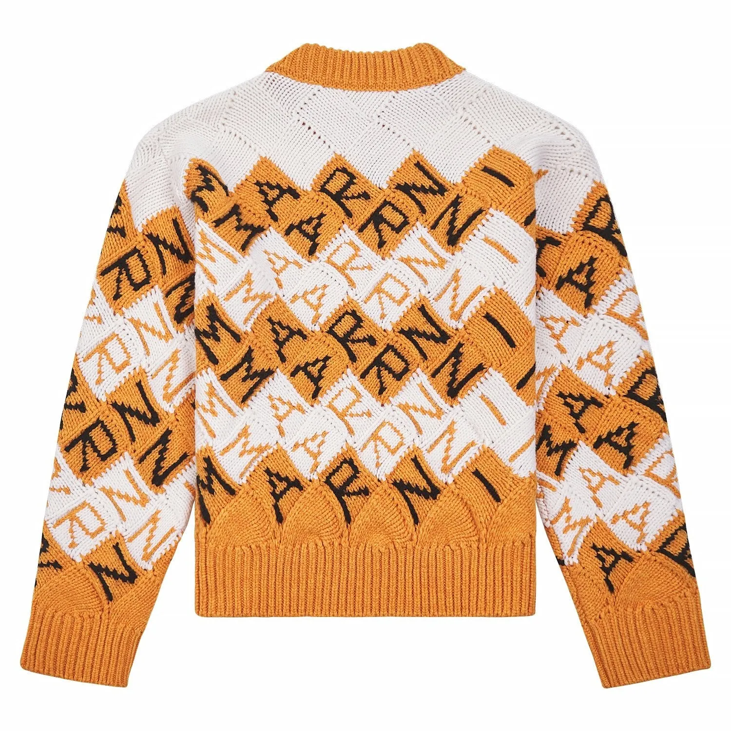 3D Blocks Logo Sweater | Light Orange