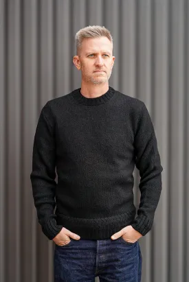 3sixteen Alpaca Crewneck Sweater - Black