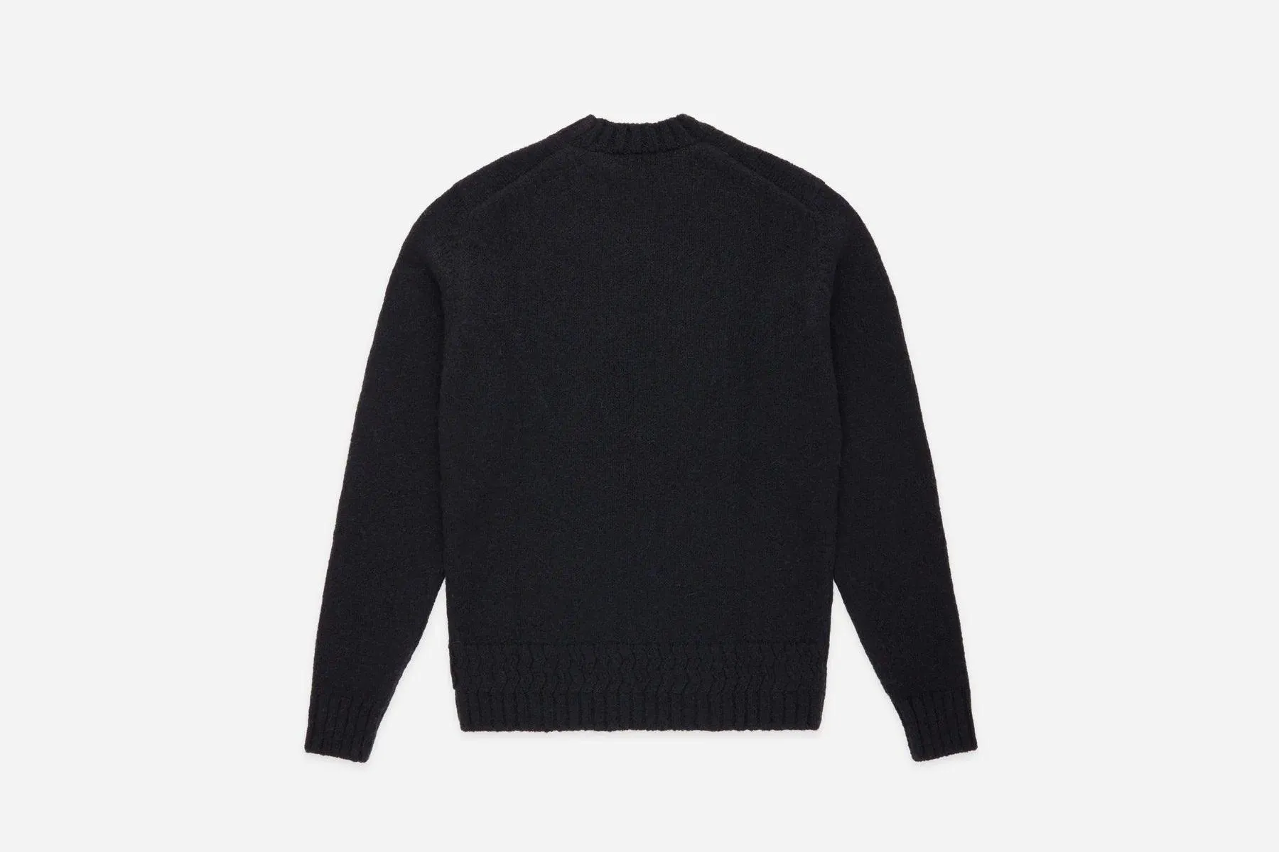 3sixteen Alpaca Crewneck Sweater - Black