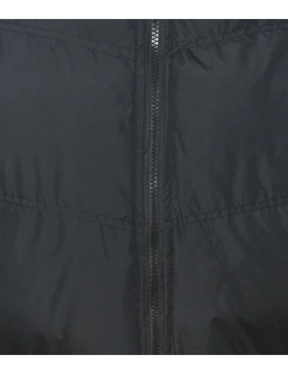 Black Puffer Vest - L