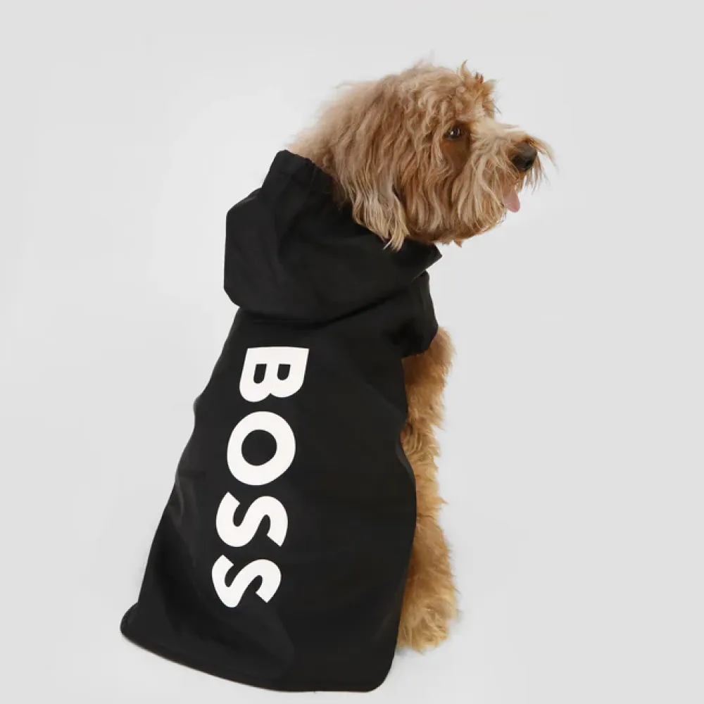 Boss Raincoat for Dogs (Jet Black)