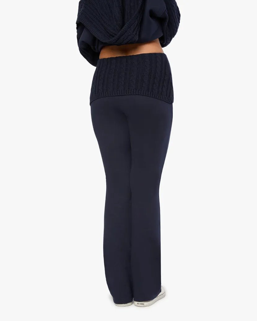 Cable Knit Roll Over Pant