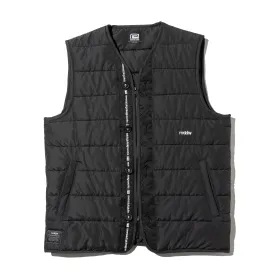 Collarless Puffer Vest