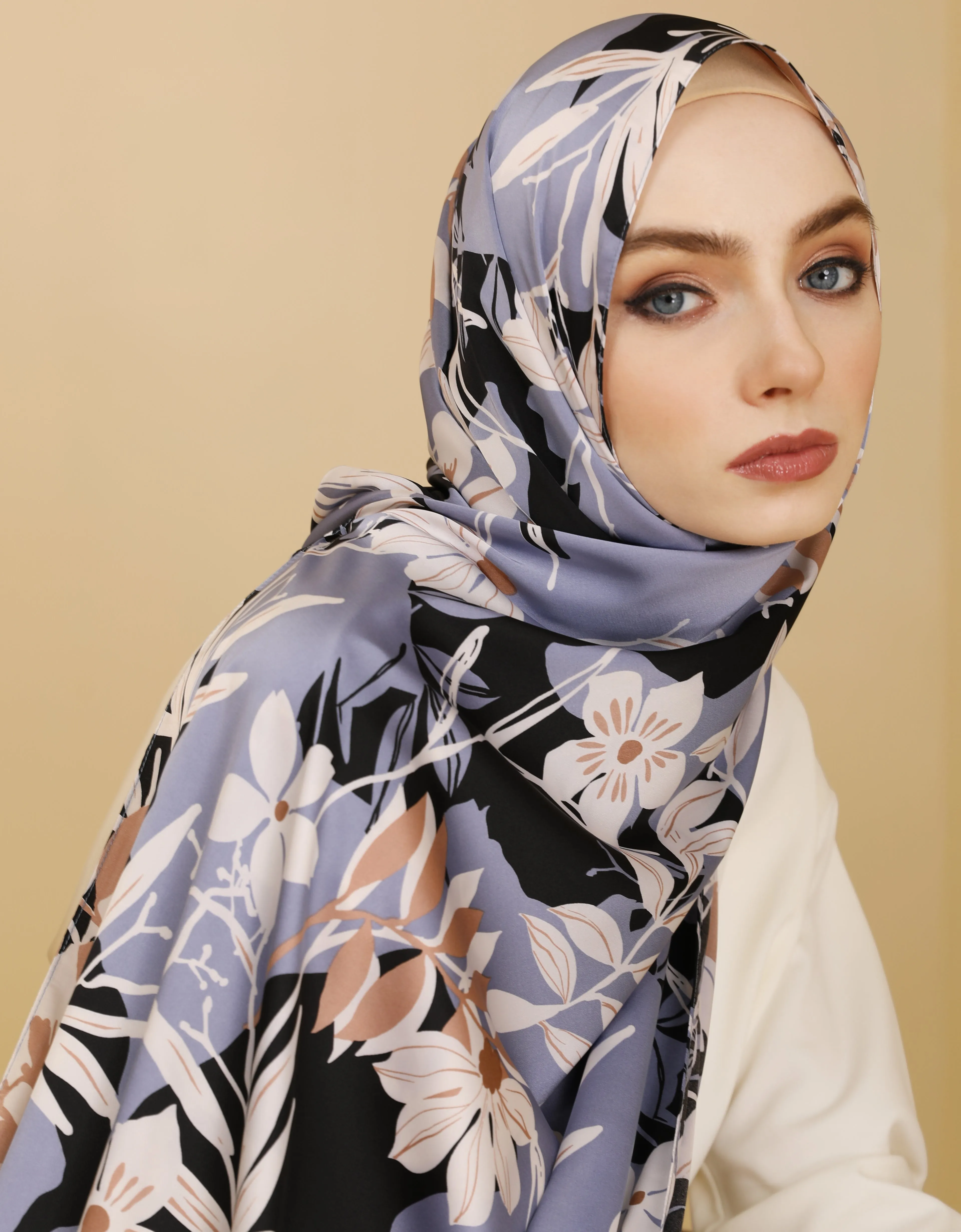 DELSY SHAWL (CASHMERE BLUE)