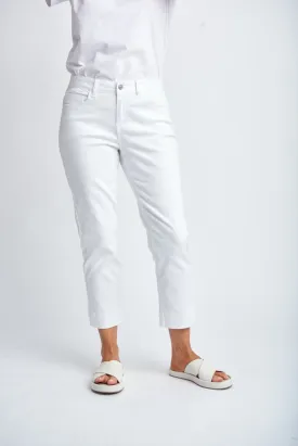 Denim Cropped Jean White