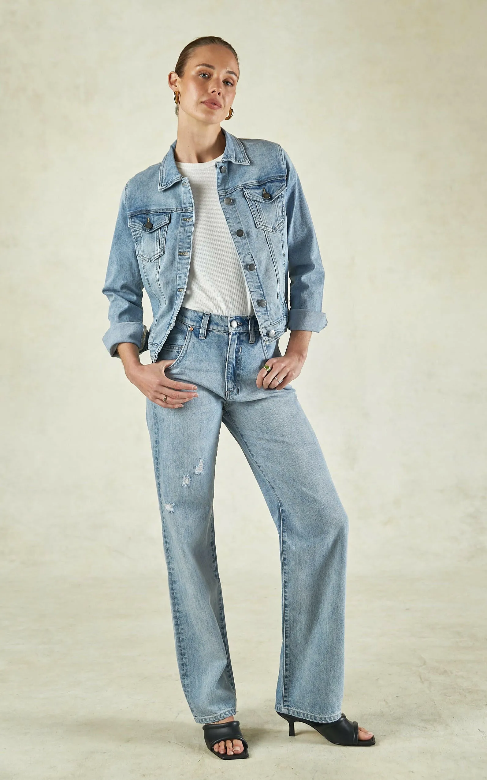 Dita Sun Bleached Denim Jacket