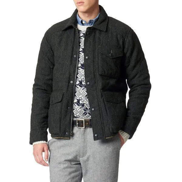 Elliot Wool Quilted Jacket