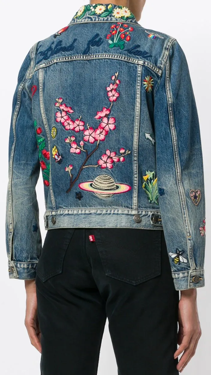 Embroidered Denim Jacket