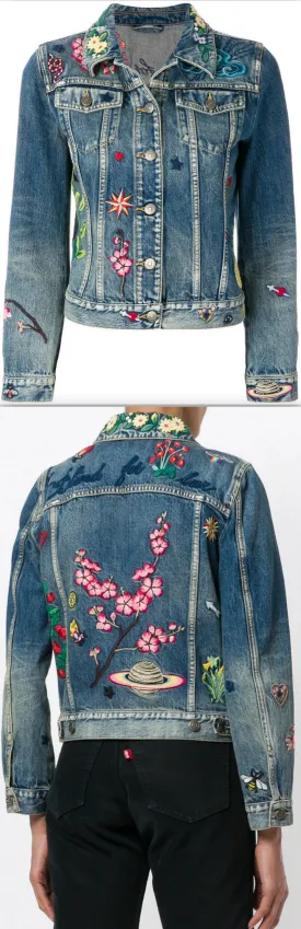 Embroidered Denim Jacket