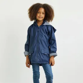 French Soda Kids Raincoat - Navy