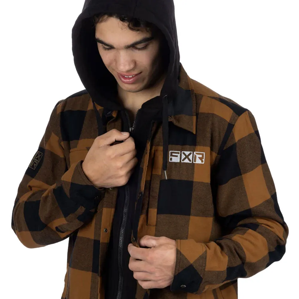 FXR Timber Insulated Flannel Jacket Copper/Black Brown