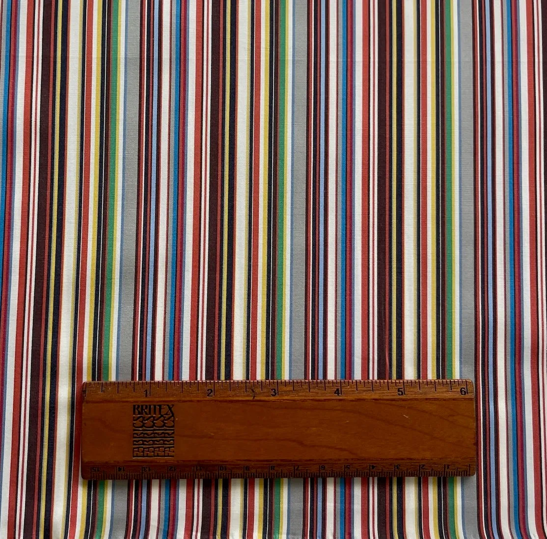 High-End Carnival Stripes Shirting (Made in Italy)