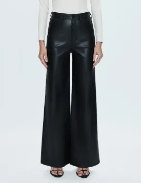 Lana Wide Leg Trouser, Slate Black