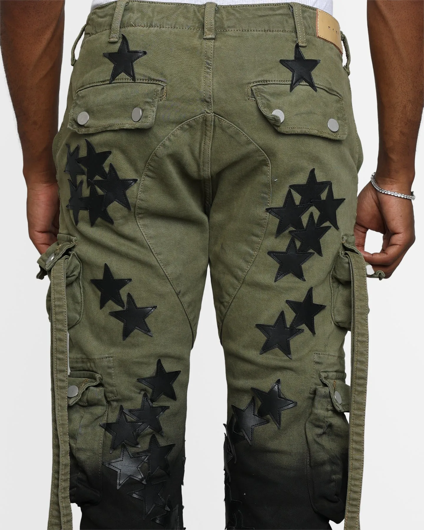 MNML D474 Cargo Straight Denim Pants Multi