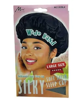 Murry Collection  Silky Soft Satin Sleep Cap Wide Band