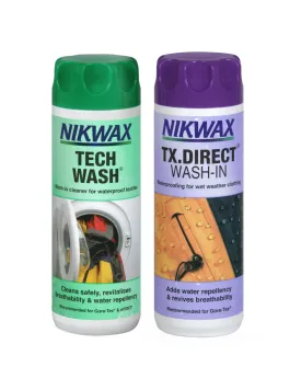 Nikwax Bundle Pack - Wash and Re-treat - 300ml