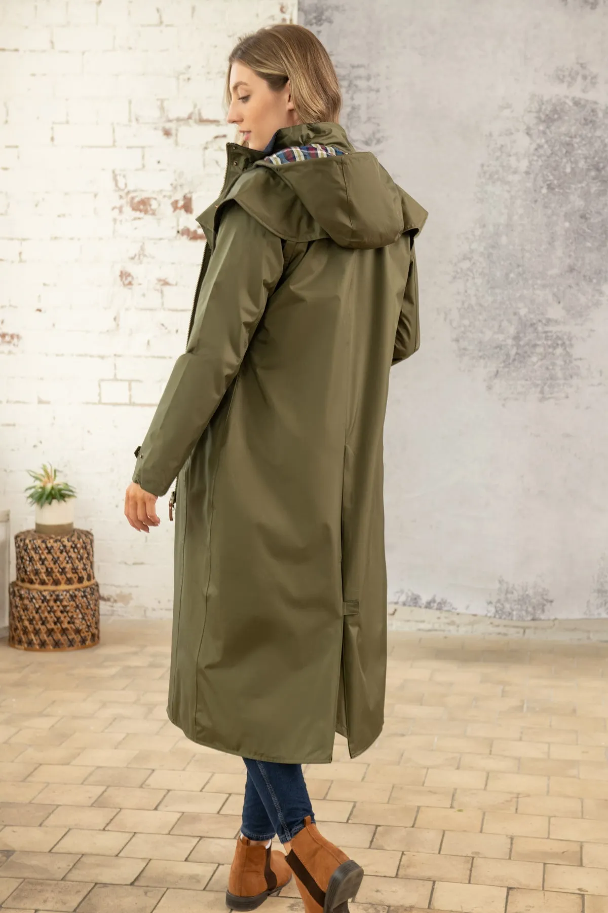 Outback Full Length Waterproof Raincoat - Fern