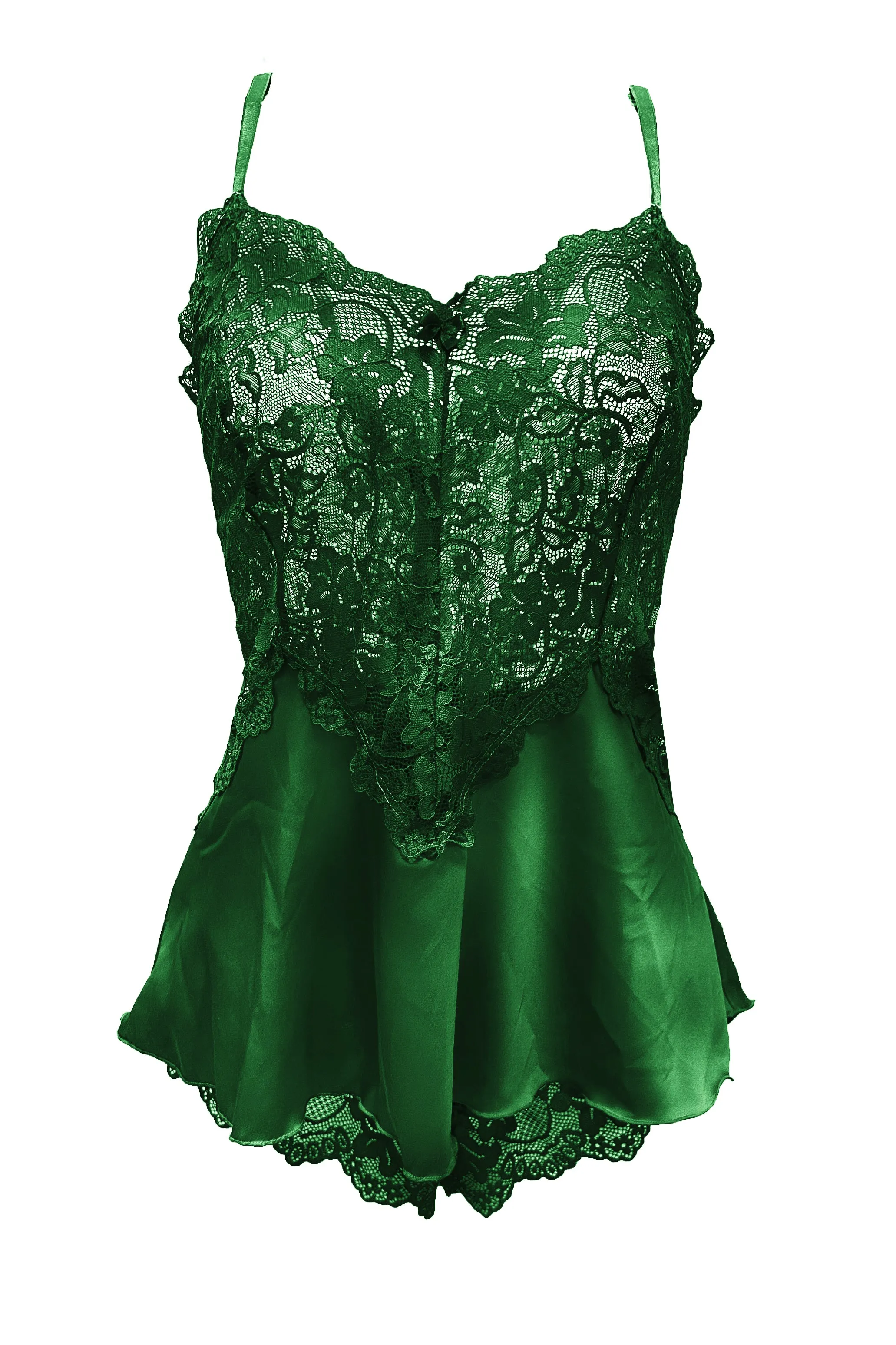 Paradox Emerald A-line Babydoll Set