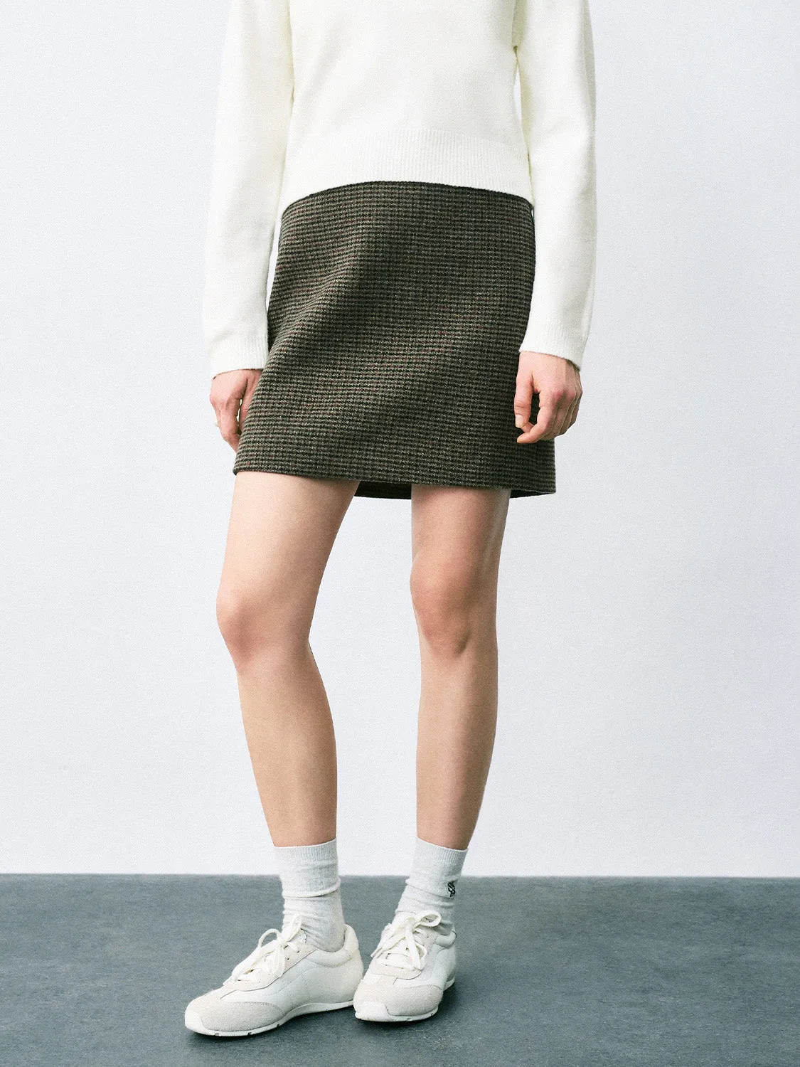 Plaid A-Line Skirts