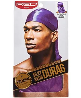 Red By Kiss Silky Satin Durag Purple HDUP02