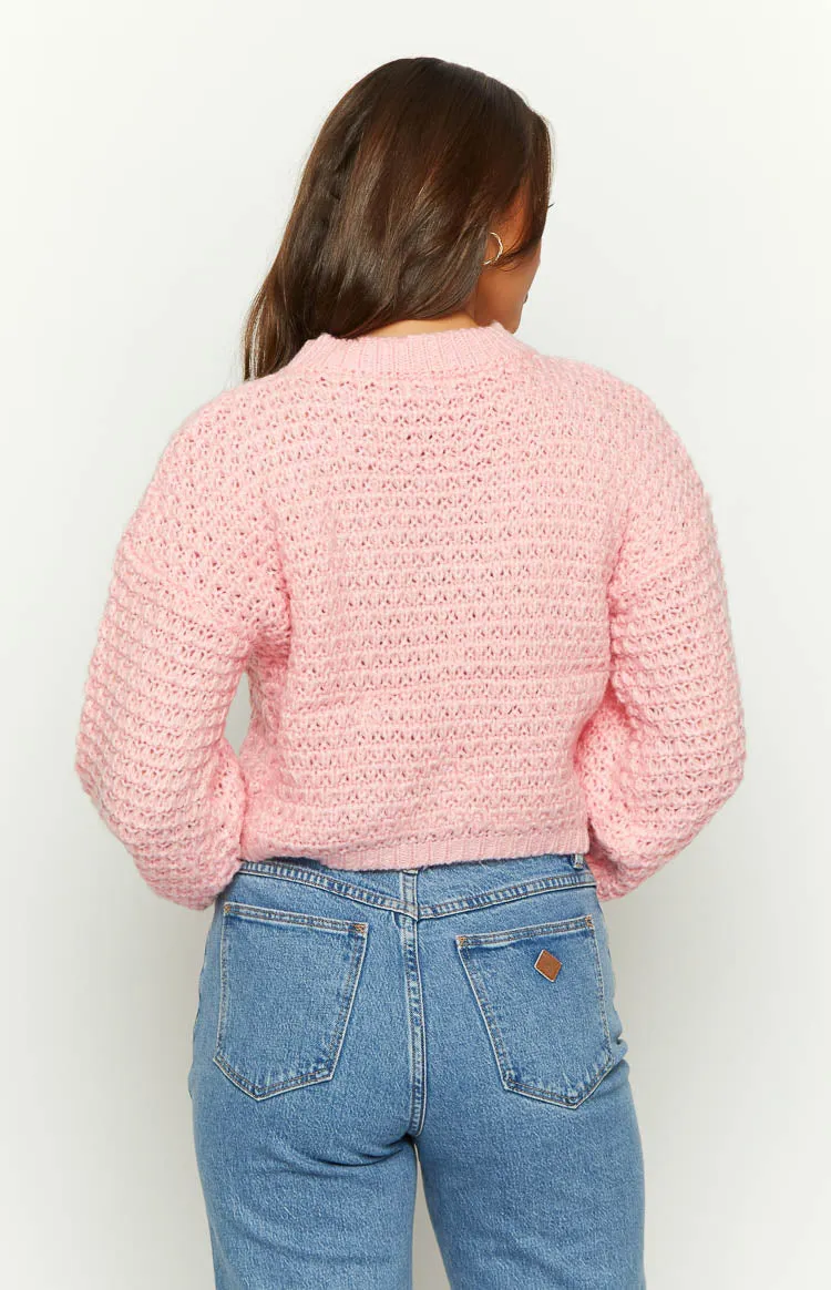 Rosie Pink Heart Jumper