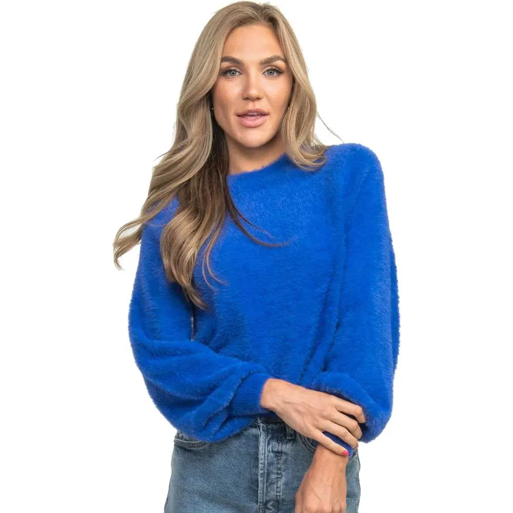 Southern Shirt Women's Cropped Feather Knit Sweater