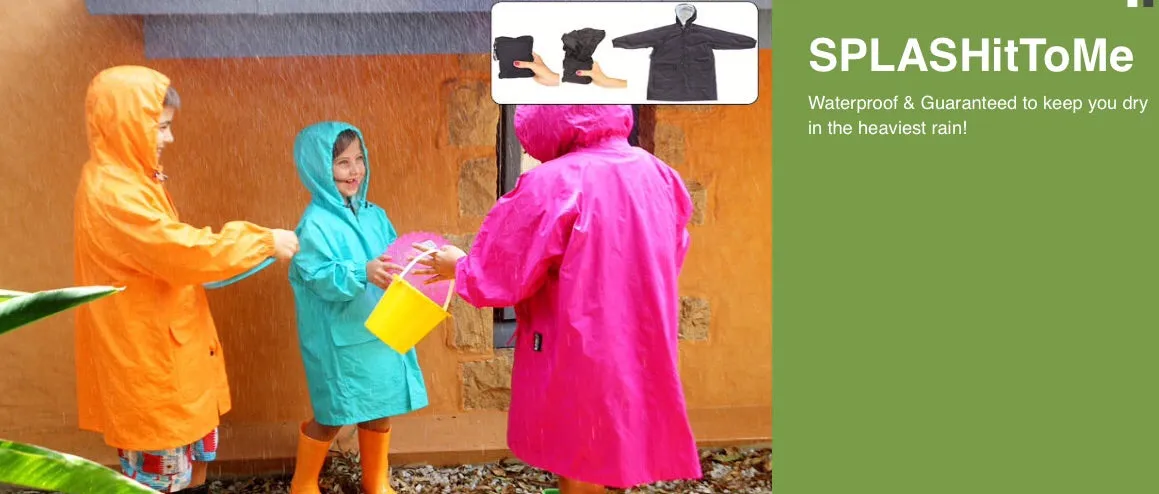 SPLASHitToMe Raincoats - Aqua