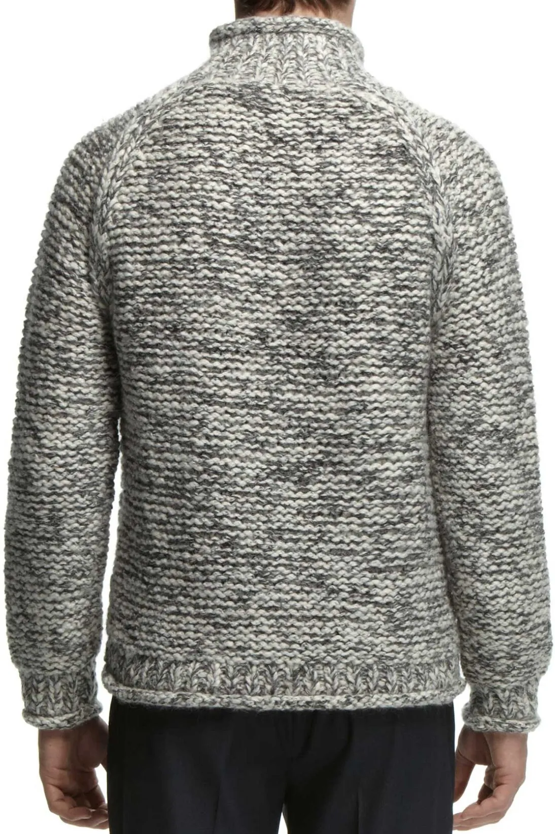 TWEED V-NECK SWEATER