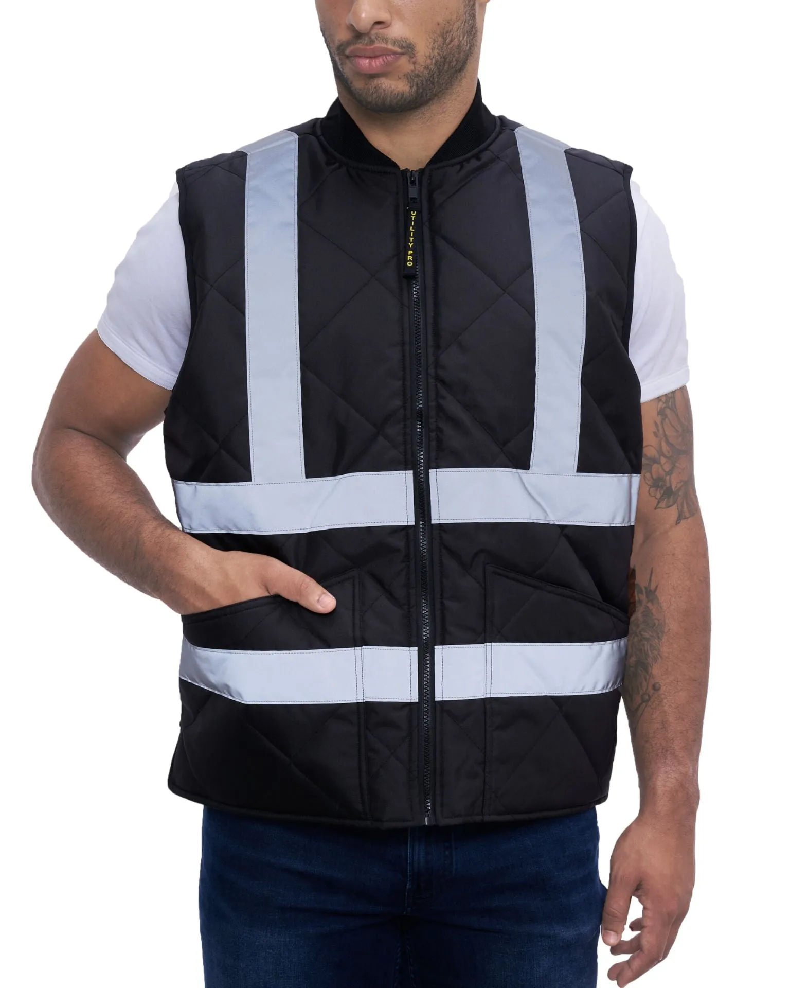 UPA919 Enhanced Vis WarmUP Insulated Safety Vest