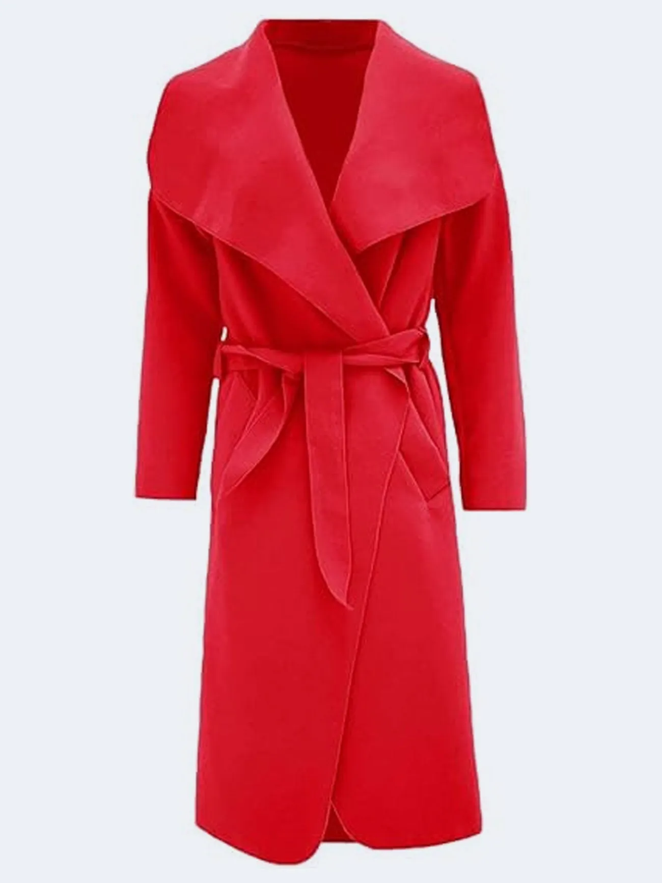 Women’s Long Waterfall Italian Duster Trench Coats