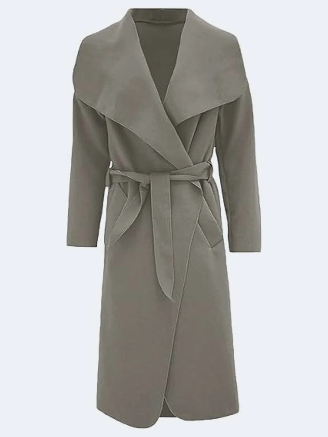 Women’s Long Waterfall Italian Duster Trench Coats